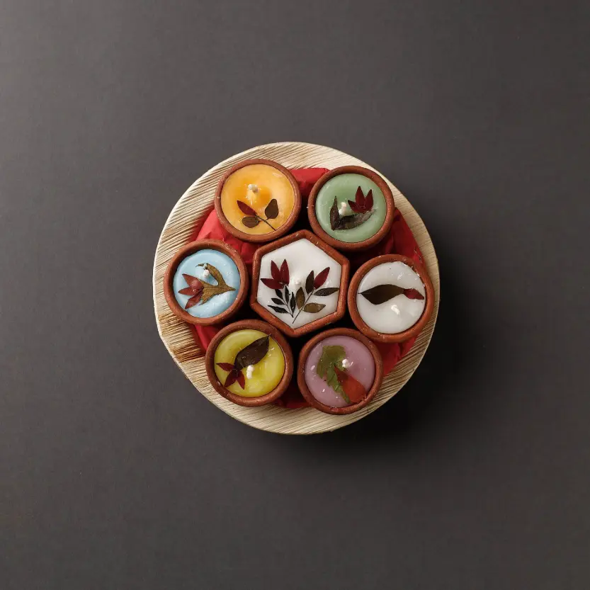 Areca Leaf Basket Gift Set