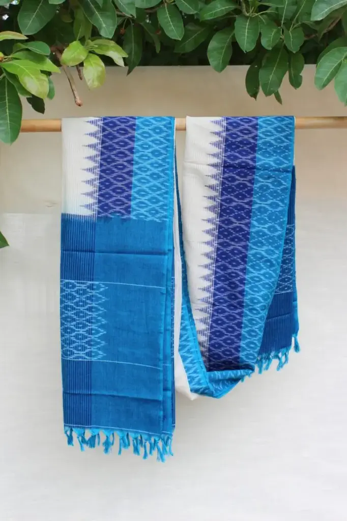 Ikat Cotton Dupatta
